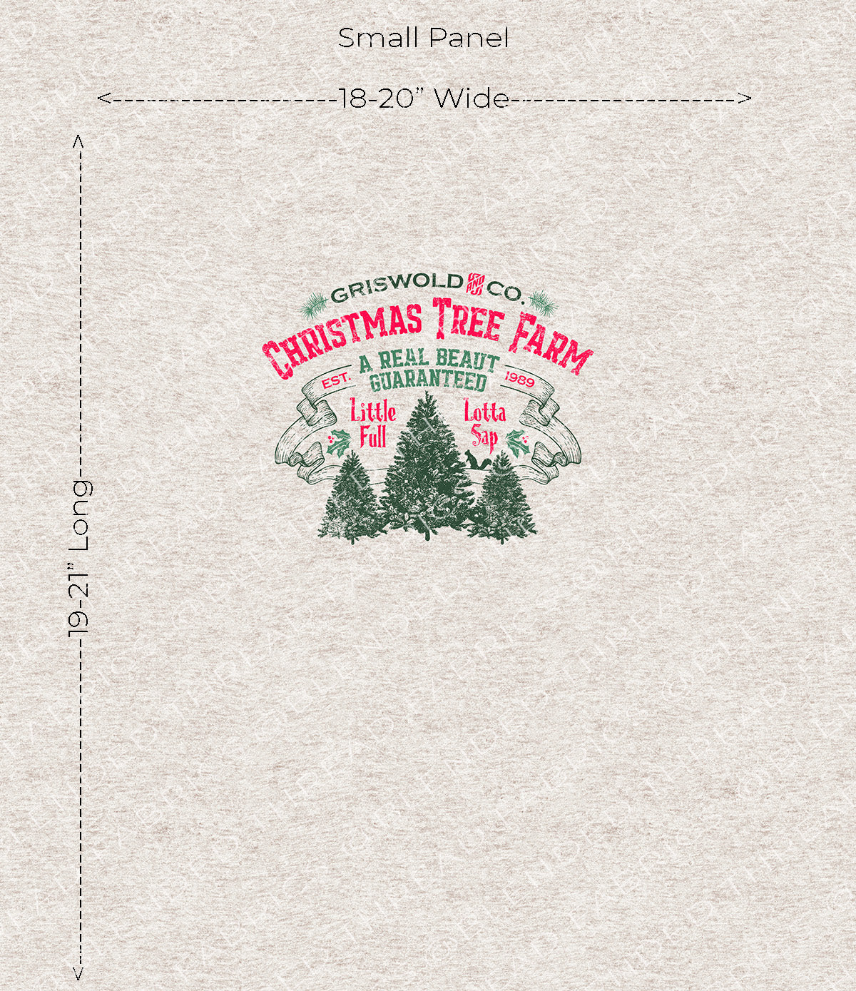 PRE ORDER - Tree Farm Panel