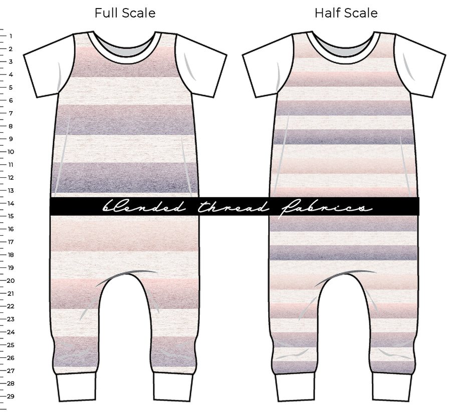 PRE ORDER - Apricot Shadow Gradient Stripe