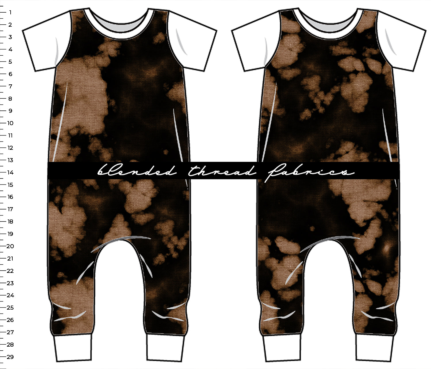 PRE ORDER - Black Bleached – Blended Thread Fabrics