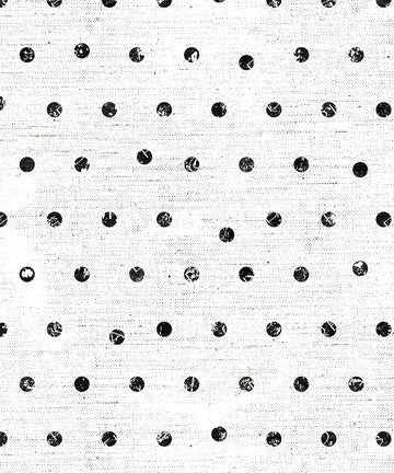 PRE ORDER - Black Grunge Dots On White