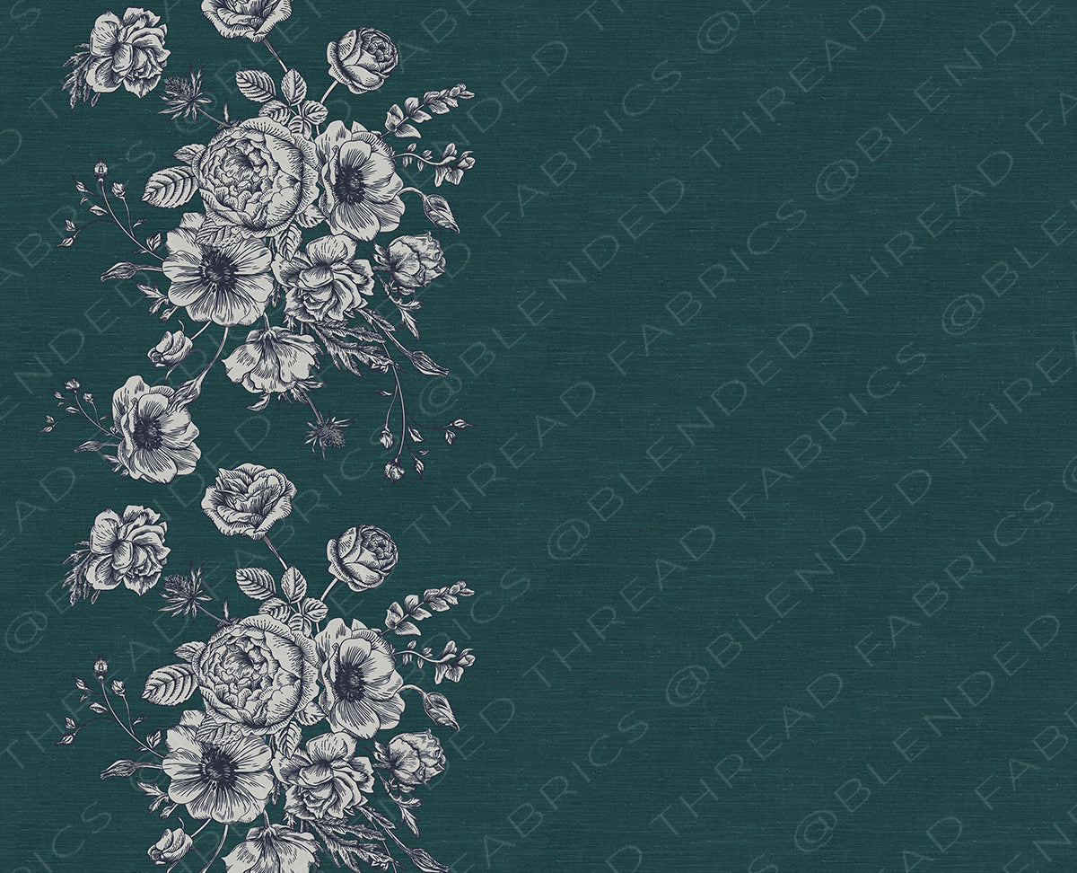 Threadbare Border PRE ORDER - Bloomprint Border – Blended Thread Fabrics