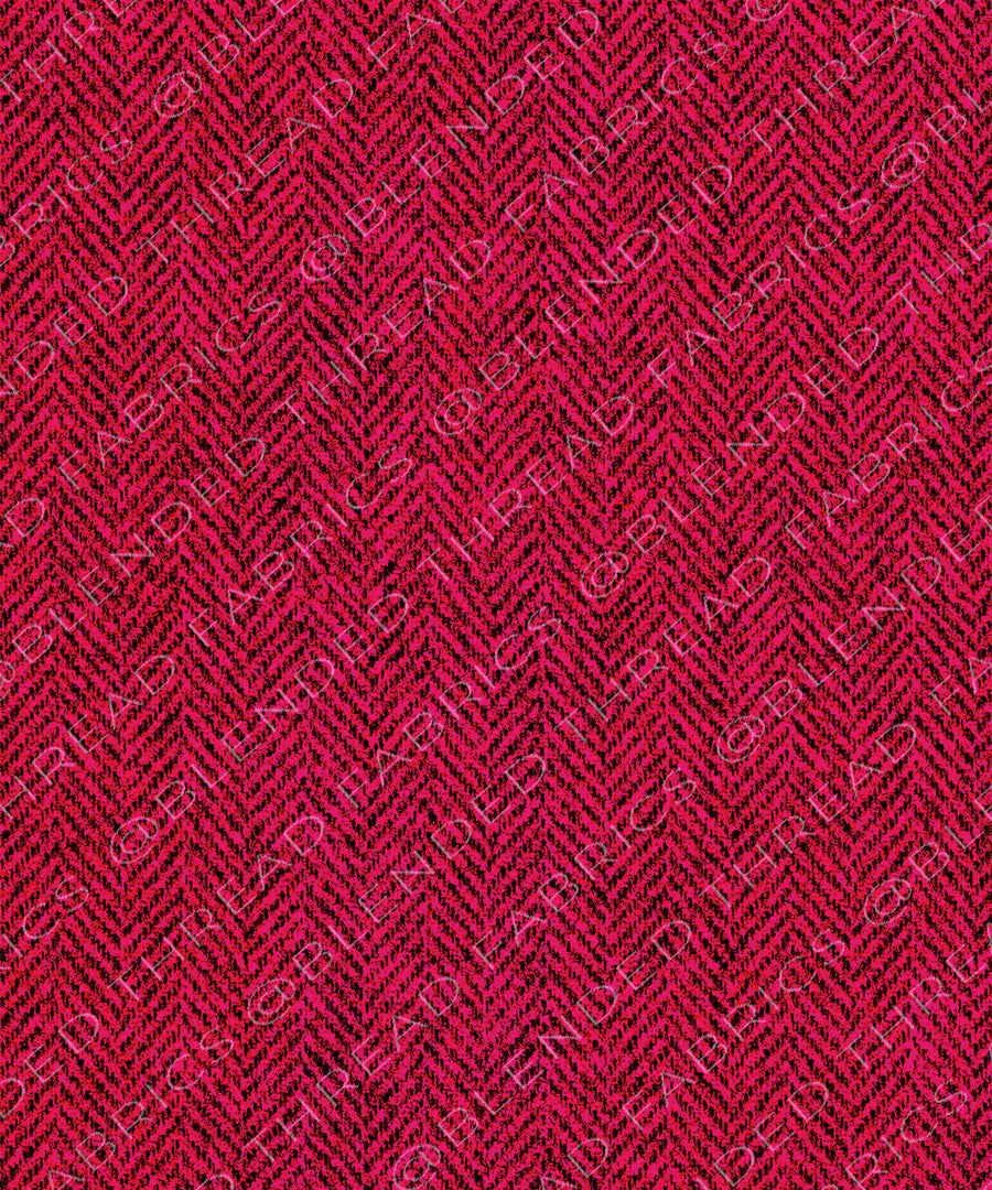 Bright Pink Herringbone