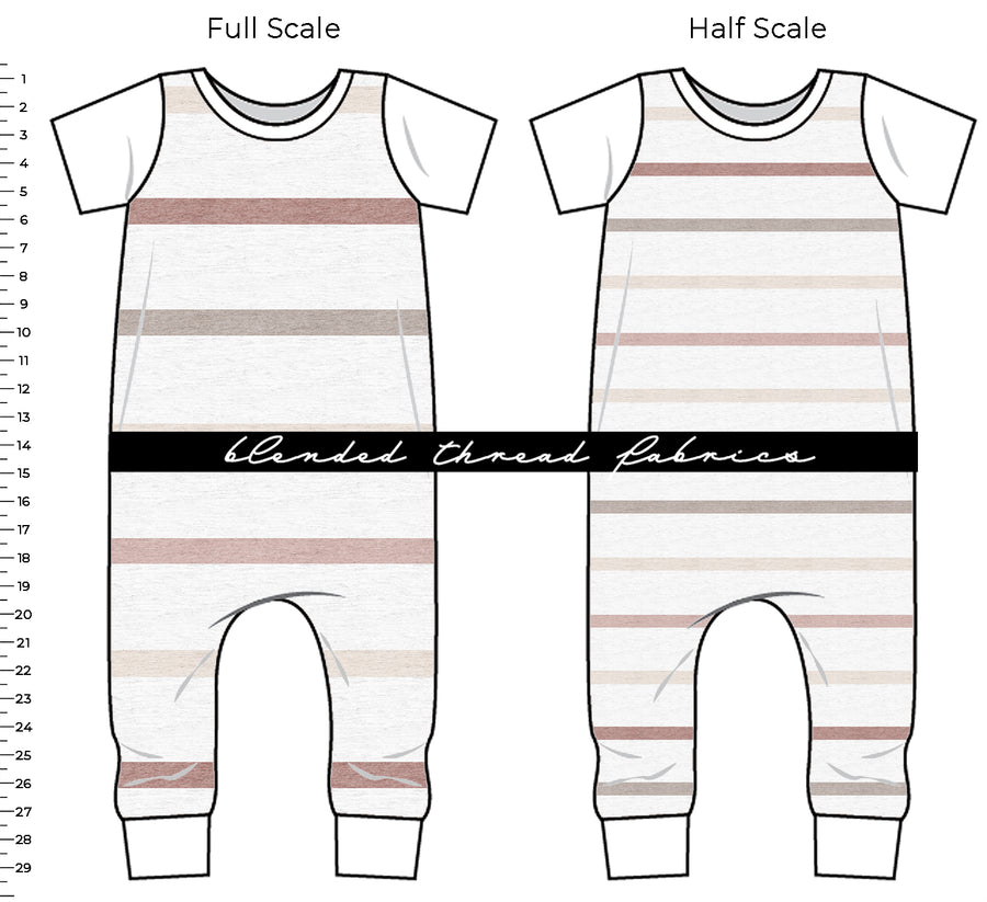 PRE ORDER - Cinnamon Rose Stripe