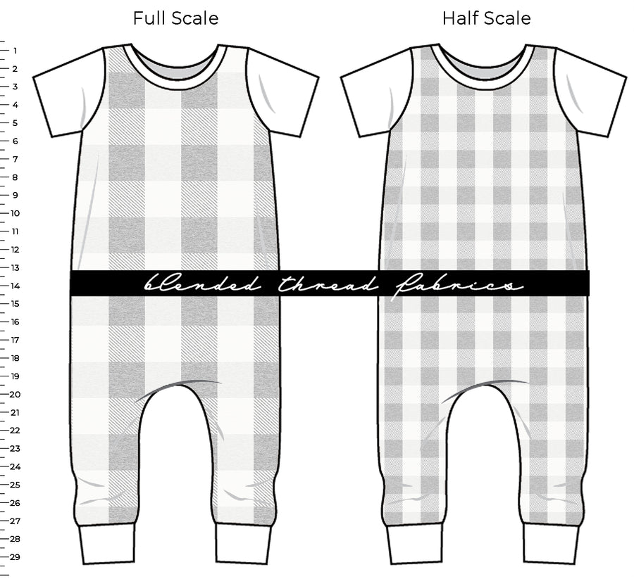 PRE ORDER - Cool Grey Plaid