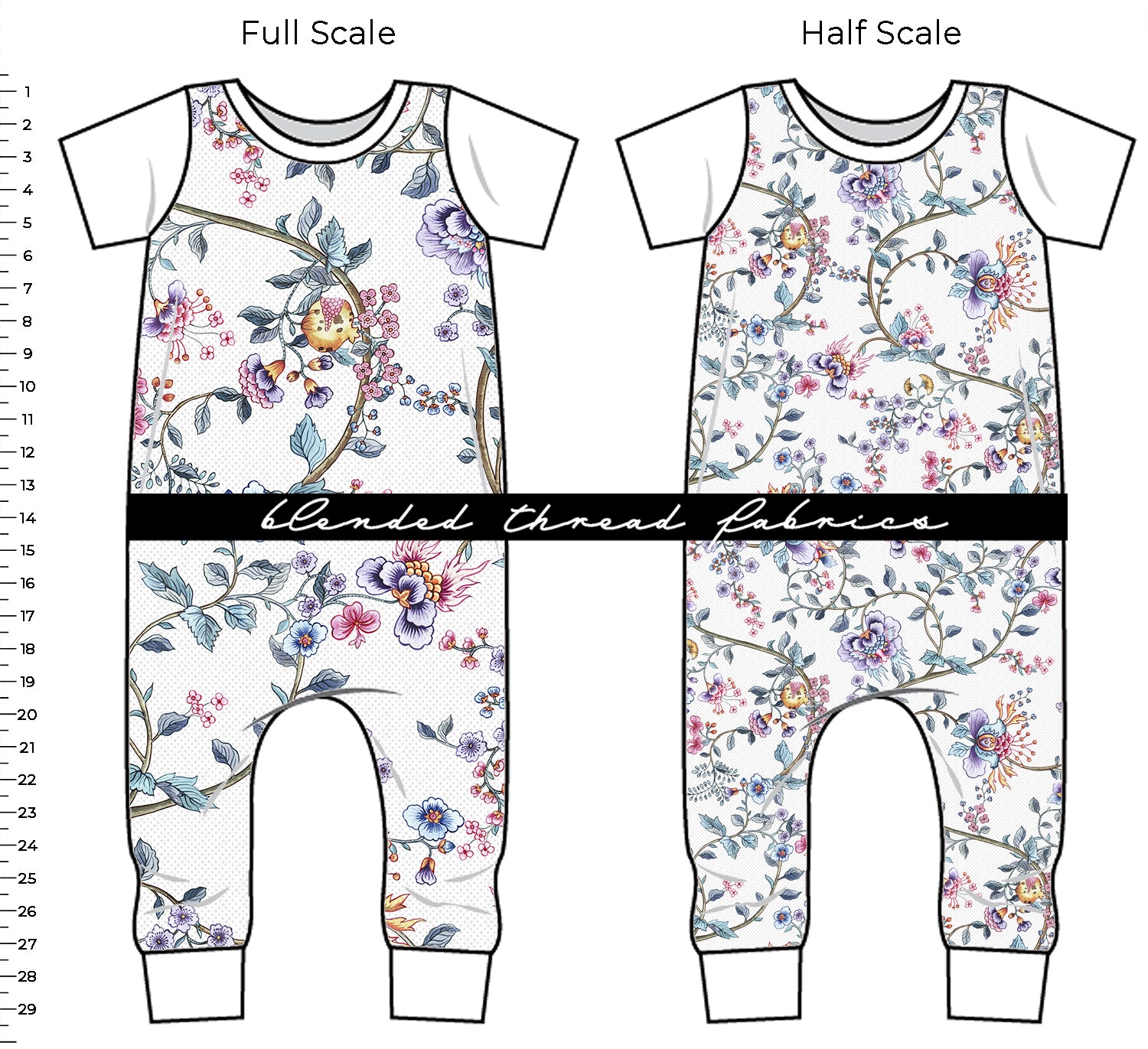 PRE ORDER - Creeping Floral – Blended Thread Fabrics