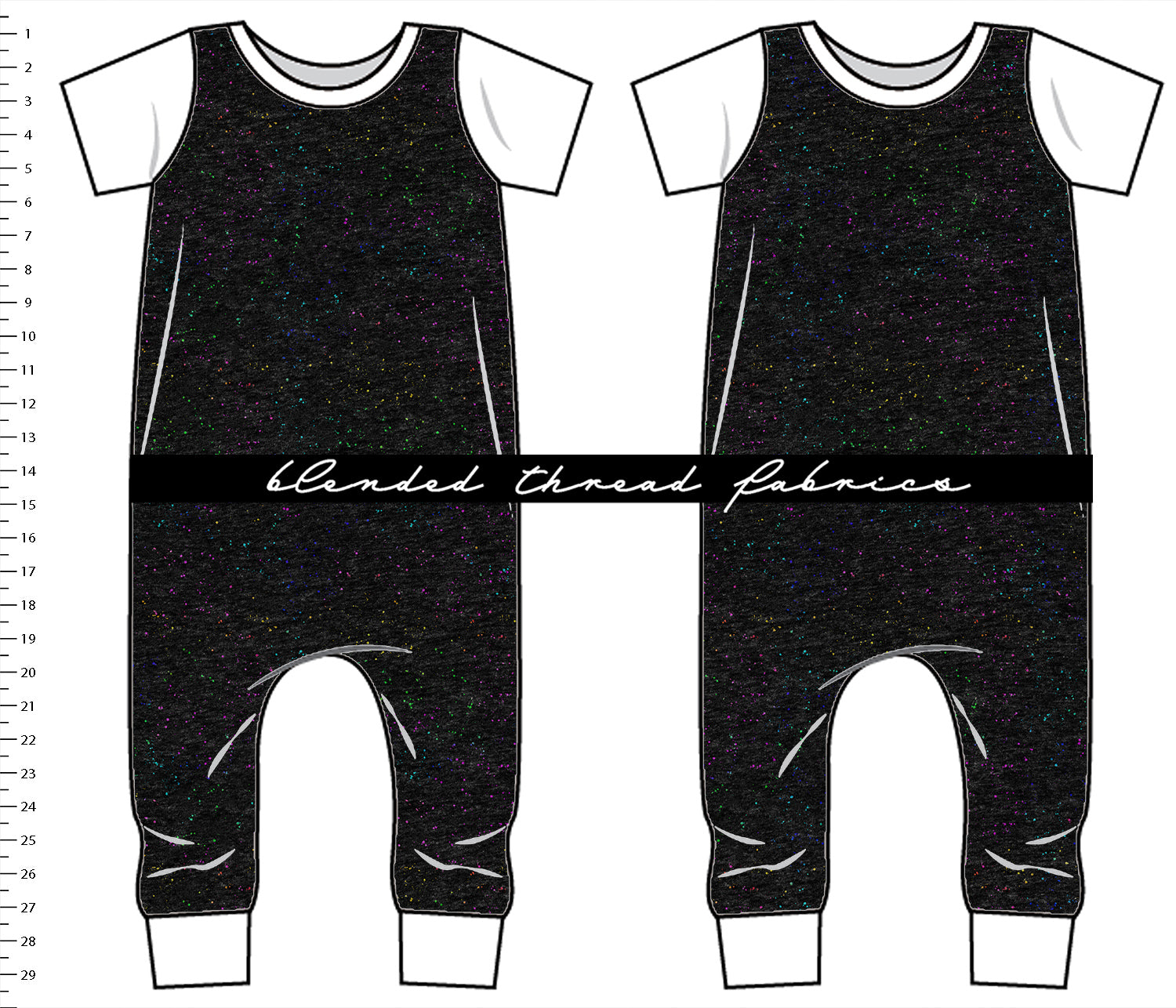 PRE ORDER - Dark Confetti – Blended Thread Fabrics