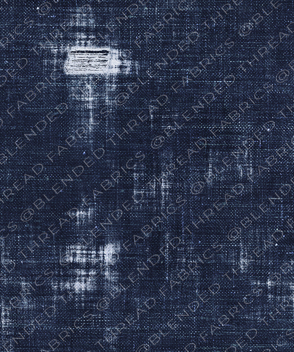 PRE ORDER - Dark Distressed Denim – Blended Thread Fabrics