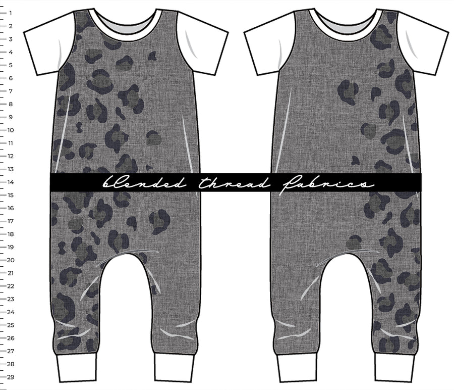 PRE ORDER - Dark Leopard Double Border