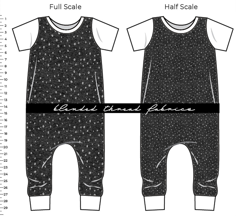 PRE ORDER - Dark Grey Messy Dots