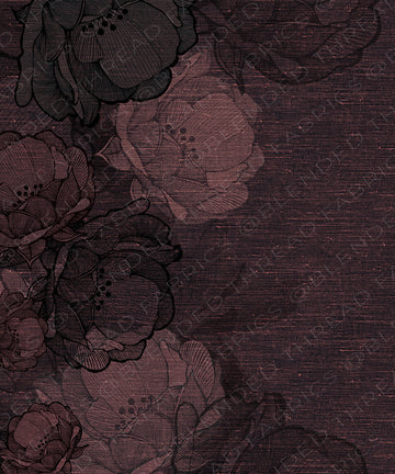 R58.5 * - Dark Mulberry Anemone Border