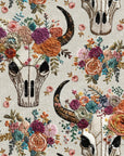 PRE ORDER - Embroidery Floral Skull