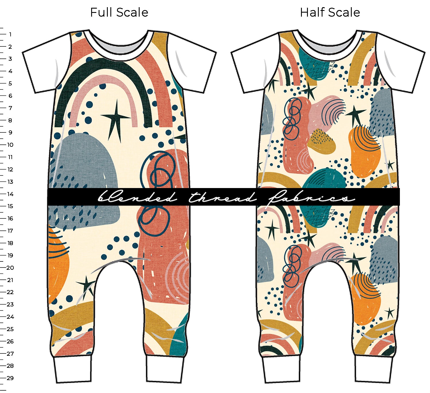 PRE ORDER - Funky Rainbow – Blended Thread Fabrics