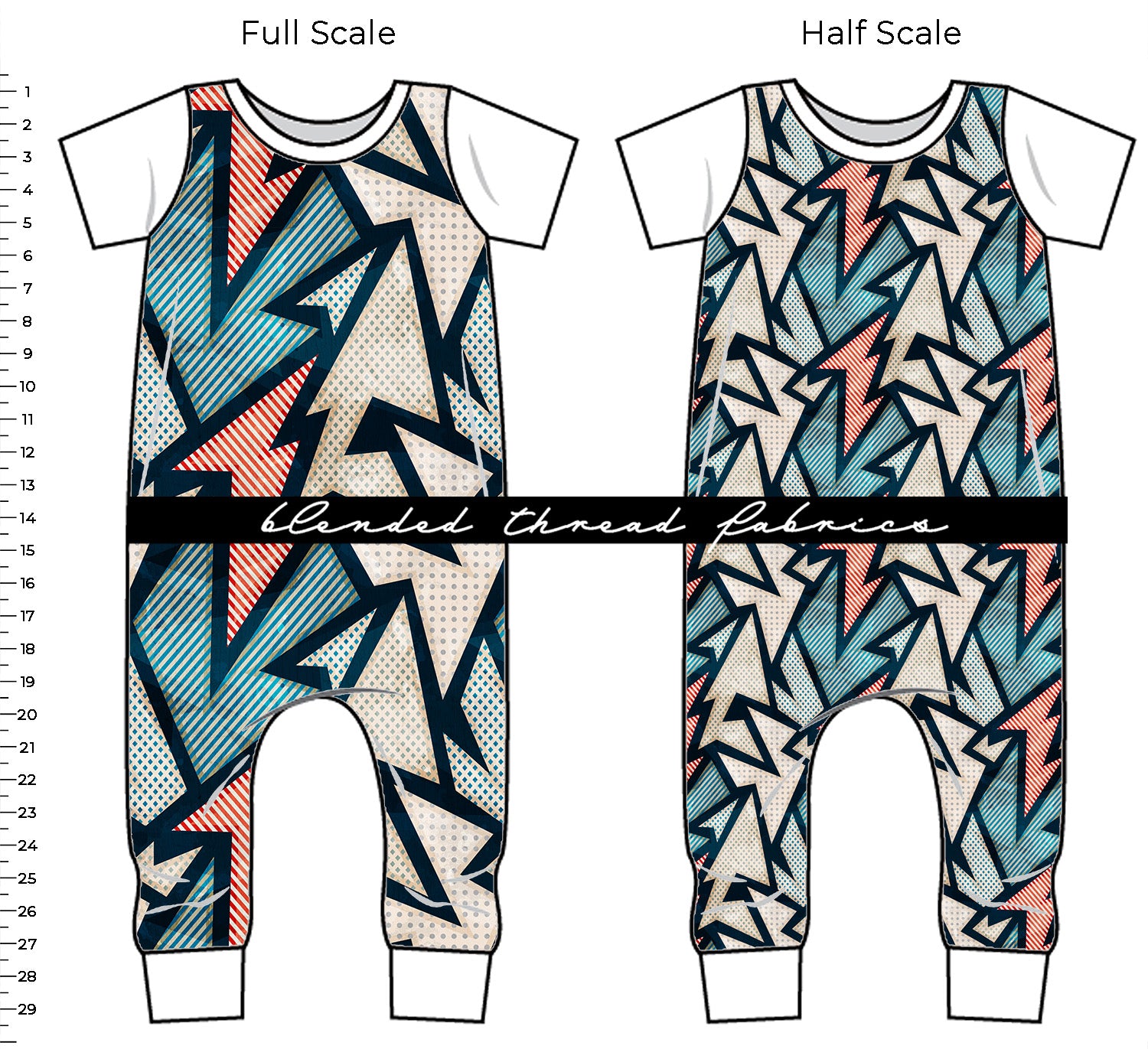 PRE ORDER - Geo Grunge – Blended Thread Fabrics