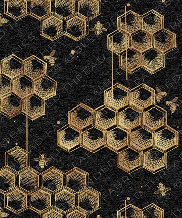 PRE ORDER - Gold Honeycomb