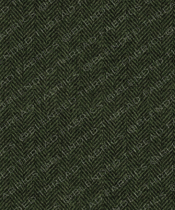 Green Herringbone