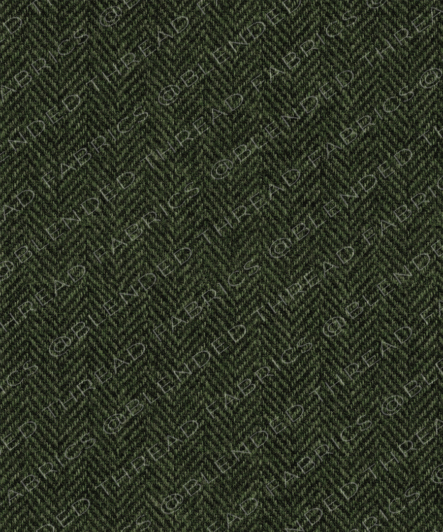 Green Herringbone