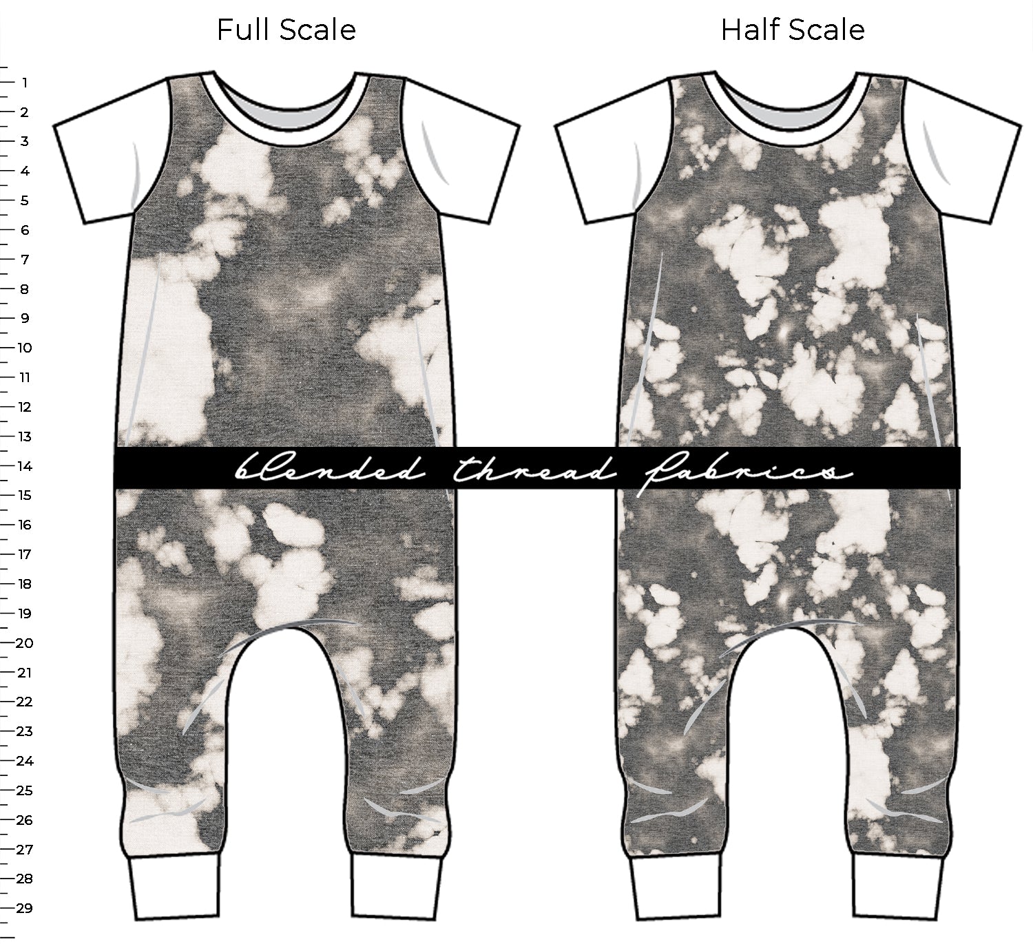 PRE ORDER - Grey Bleached – Blended Thread Fabrics