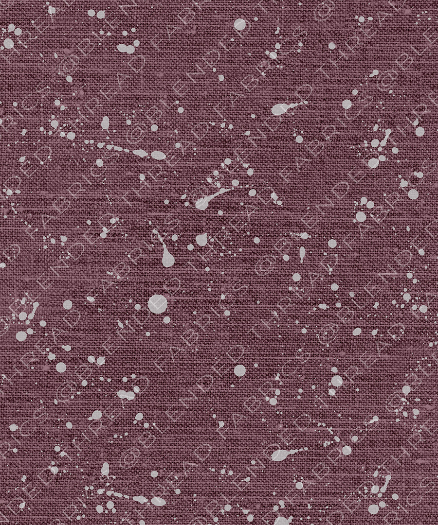 PRE ORDER - Grey Splatter Rose Brown Linen