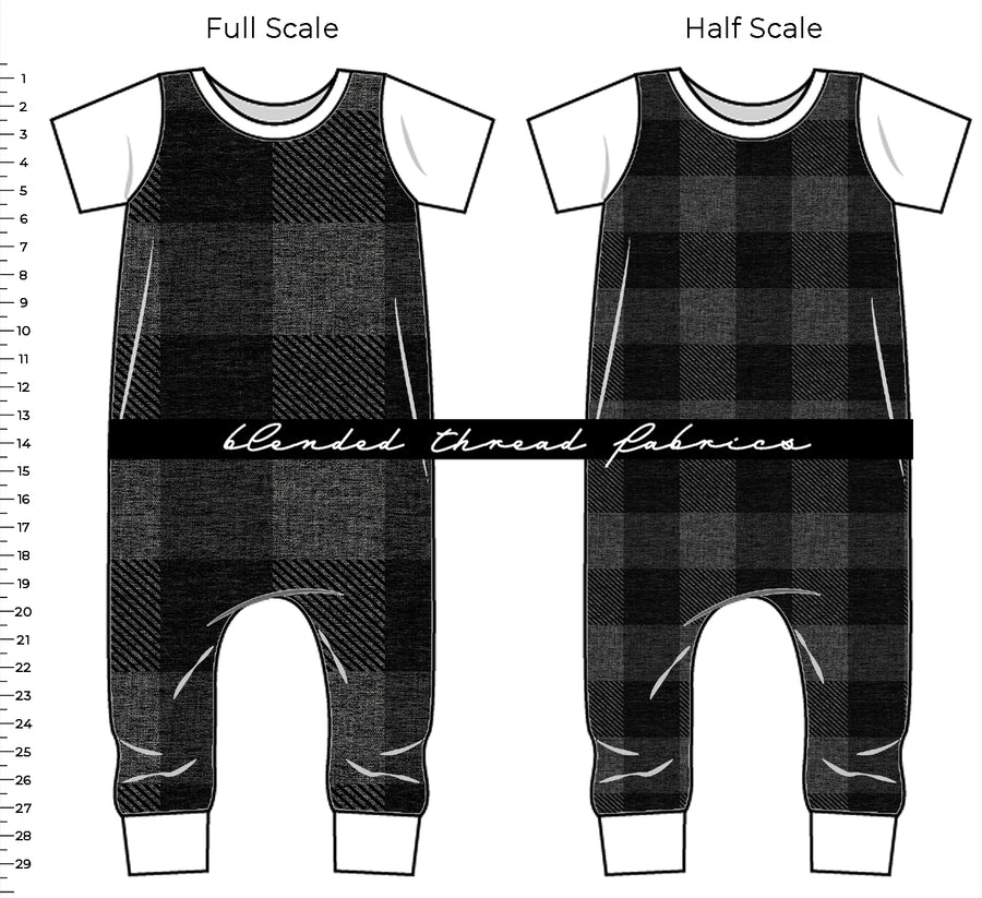 PRE ORDER - Grey Textured Buffalo Plaid