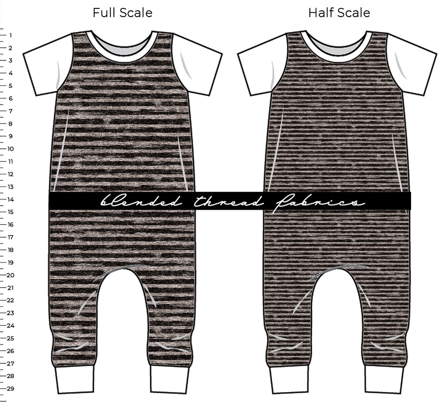 PRE ORDER - Heathered Painted Stripes