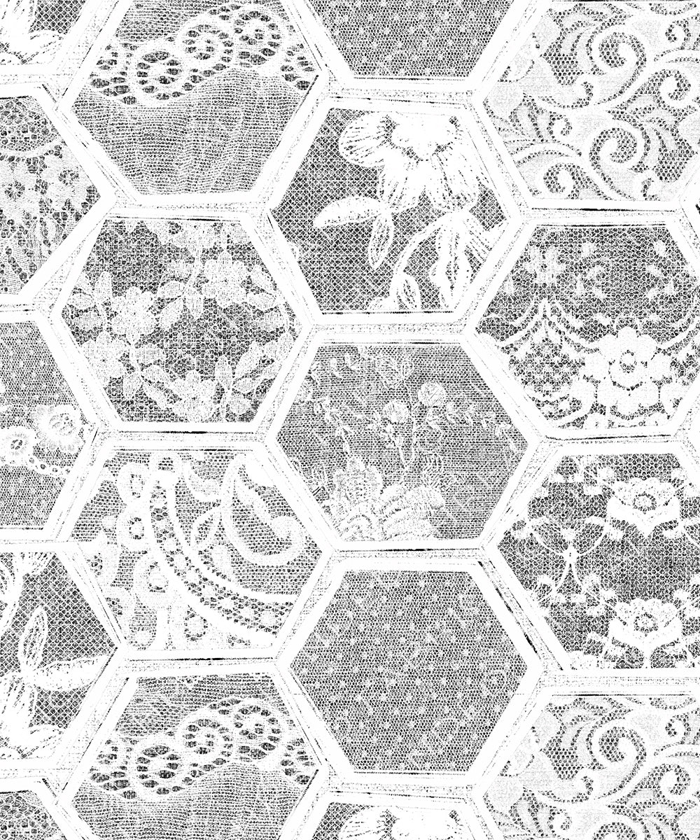 PRE ORDER - Imperfect Hex Lace – Blended Thread Fabrics