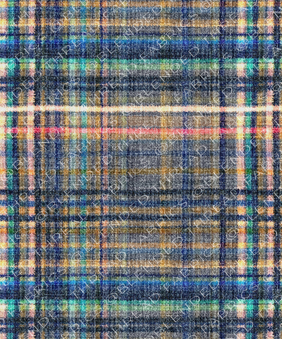 PRE ORDER - Ink Textured Plaid