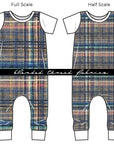 PRE ORDER - Ink Textured Plaid