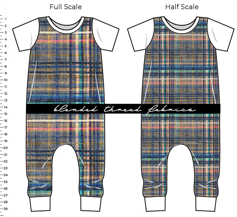 PRE ORDER - Ink Textured Plaid