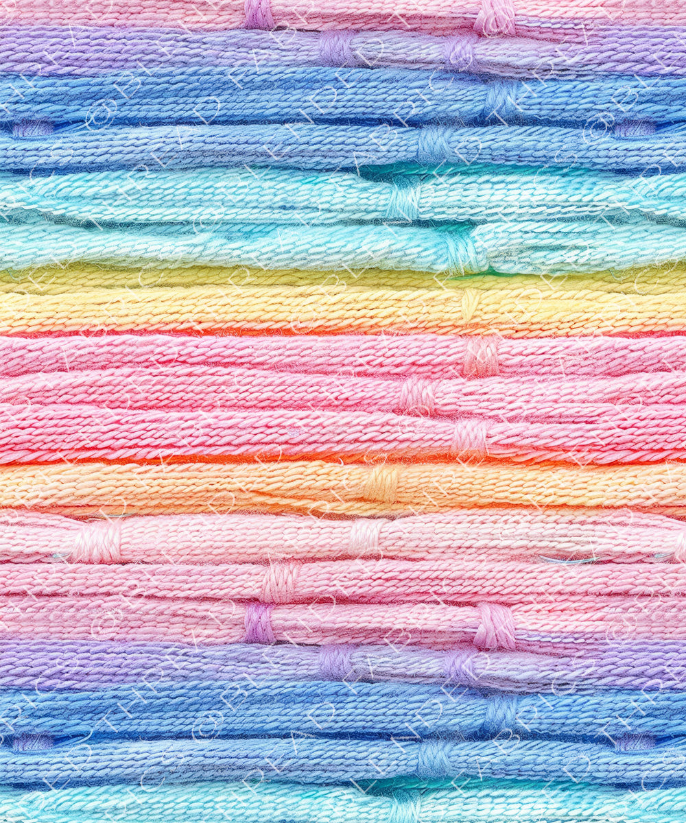 PRE ORDER - Knotted Pastel Yarn – Blended Thread Fabrics