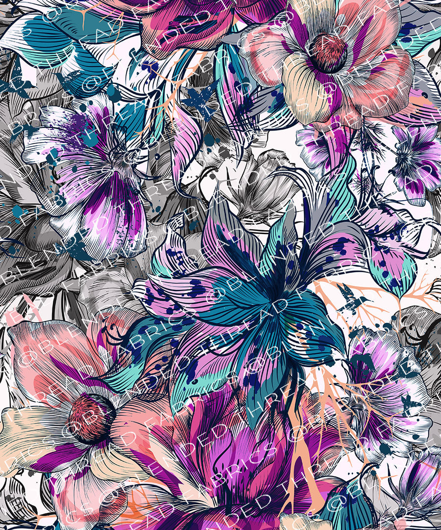 PRE ORDER - Lagoon Graffiti Floral