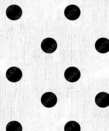 PRE ORDER - Large Black Dot on White