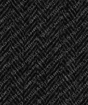 PRE ORDER - Large Scale Black Herringbone