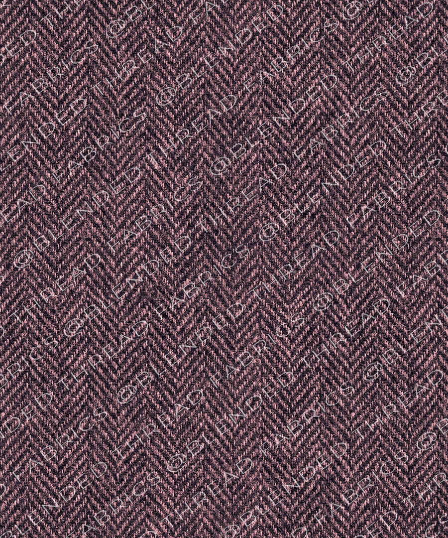 PRE ORDER - Mauve Herringbone