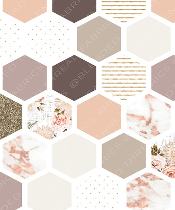 PRE ORDER - Natural Hexagon