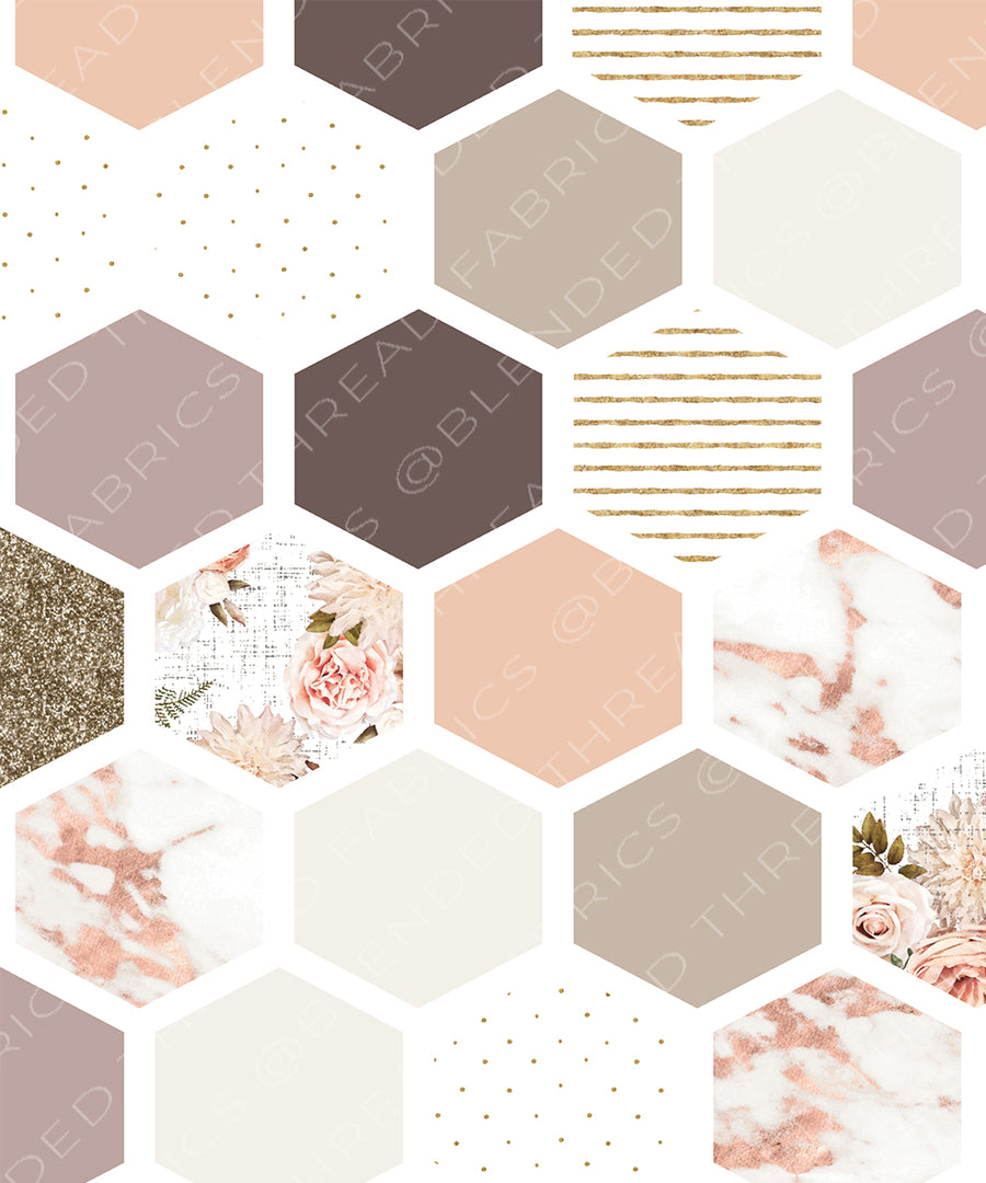 PRE ORDER - Natural Hexagon