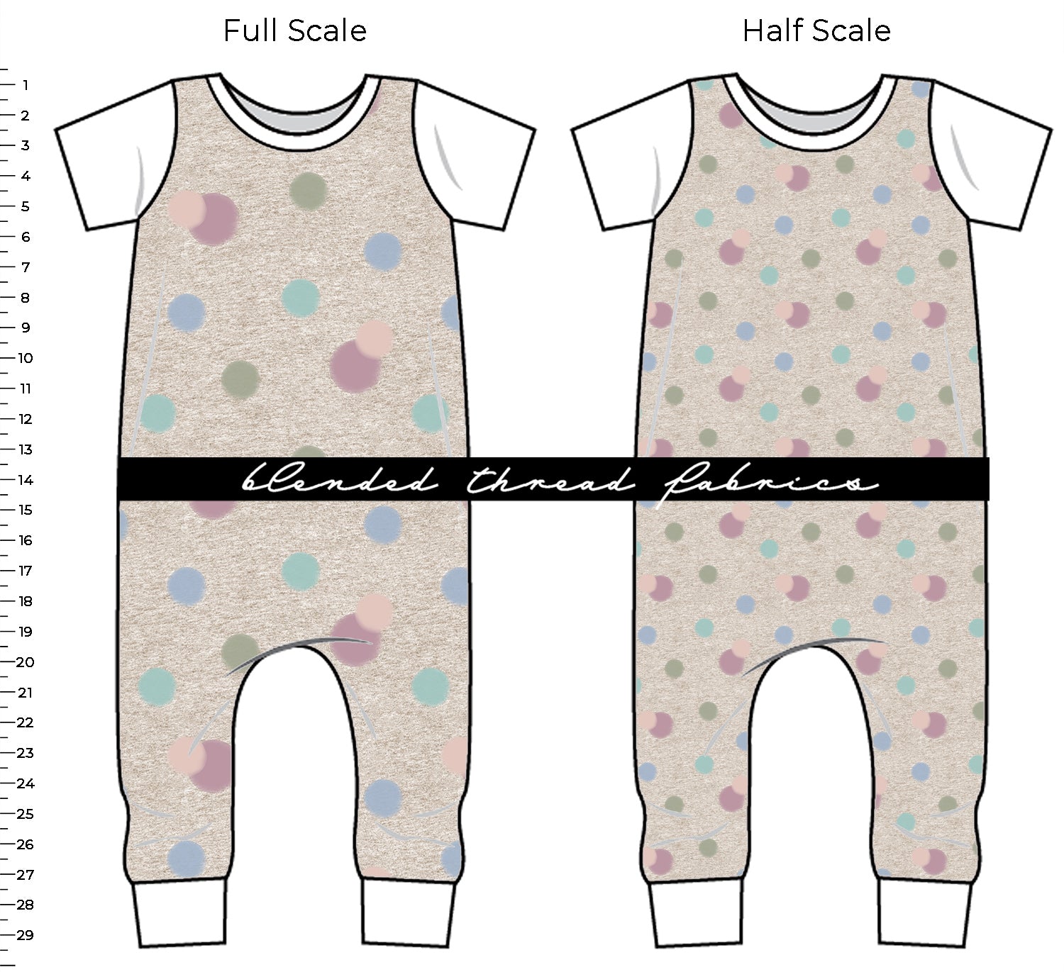 PRE ORDER - Oatmeal Multi Dot – Blended Thread Fabrics