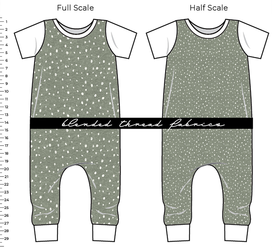 PRE ORDER - Olive Messy Dots