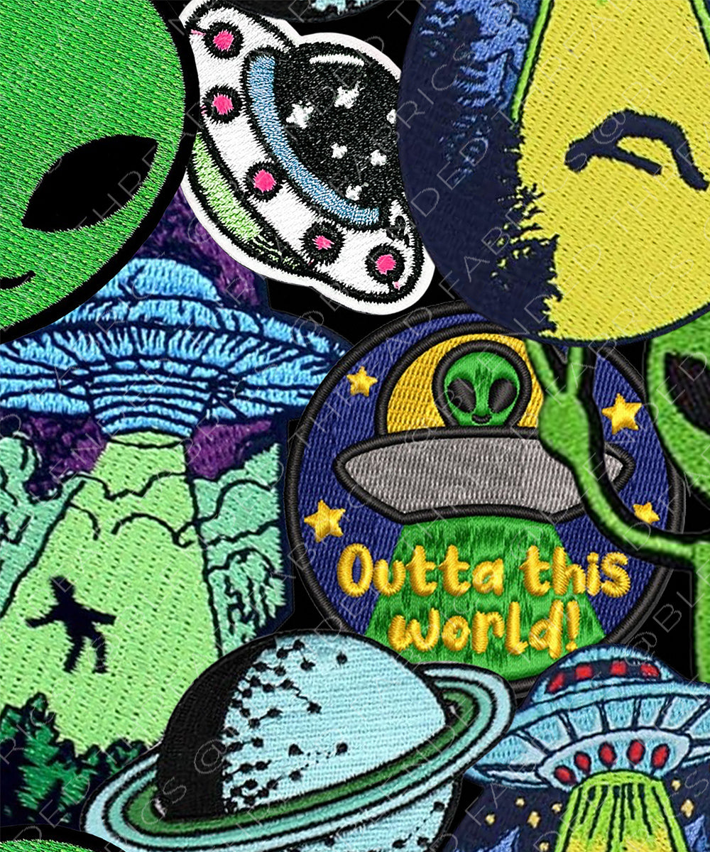 PRE ORDER - Outta This World Patches – Blended Thread Fabrics