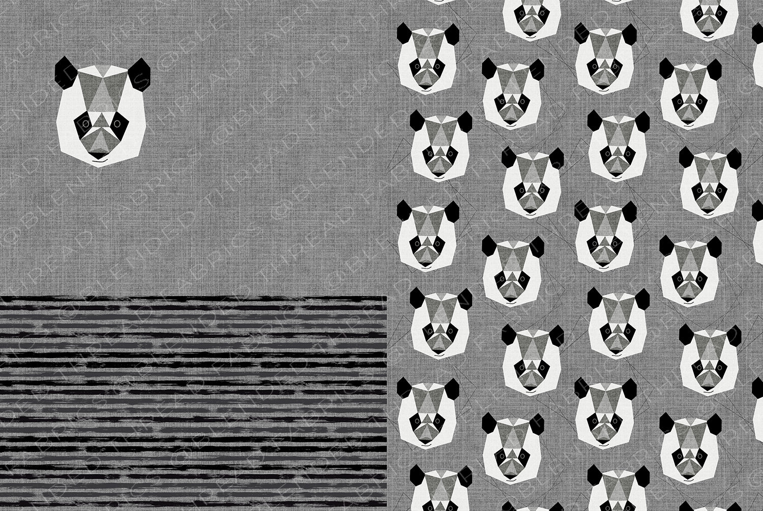 Threads Panda PRE ORDER - Panda Blended Yard – Blended Thread Fabrics