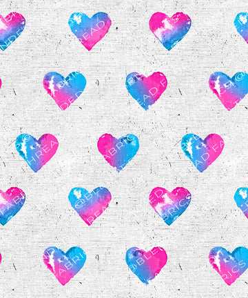PRE ORDER - Pink And Blue Hearts