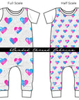 PRE ORDER - Pink And Blue Hearts