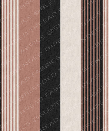 PRE ORDER - Pink Cinnamon Vertical Stripe