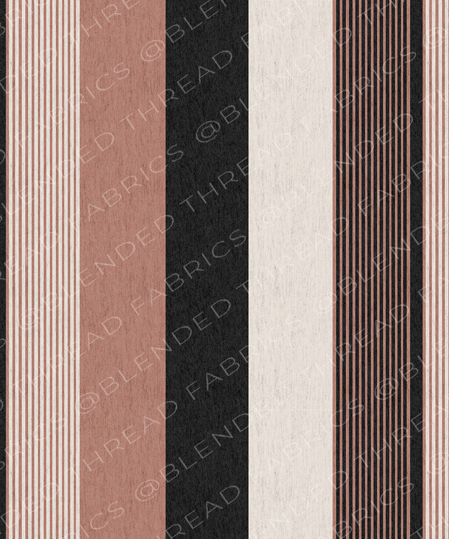 PRE ORDER - Pink Cinnamon Vertical Stripe