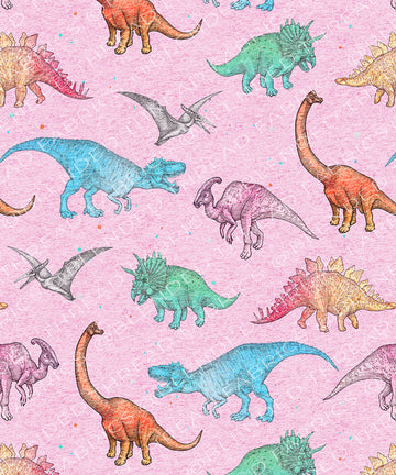 Pink Mellow Dino