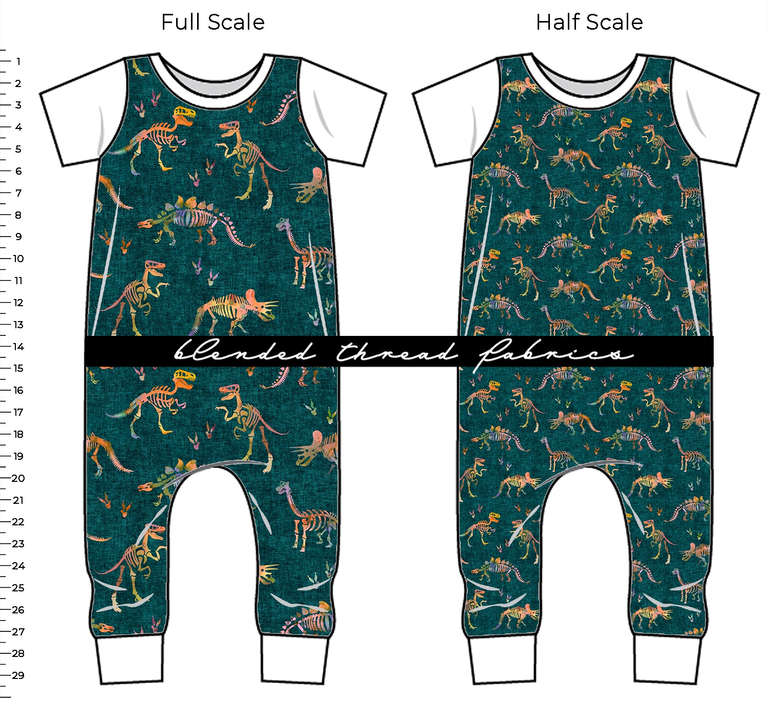 PRE ORDER - Prismatic Dino Updated – Blended Thread Fabrics