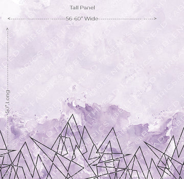 PRE ORDER - Purple Splash Tall Panel