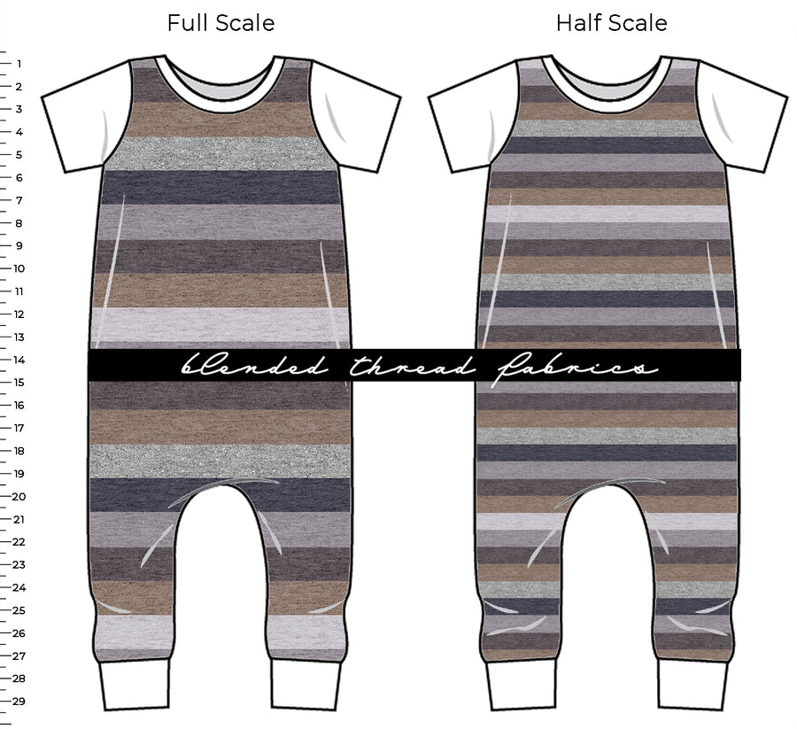 PRE ORDER - Purple Tan Silver Stripe