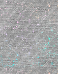 PRE ORDER - Rainbow Splatter Medium Grey Linen