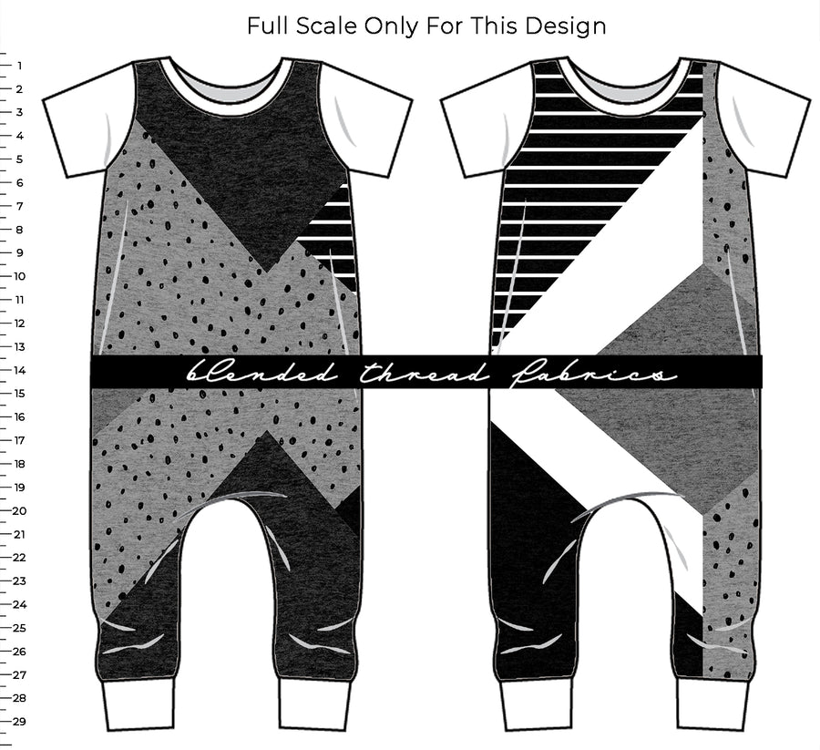 PRE ORDER - Reverse Dot Stripe Mingle Blended Block