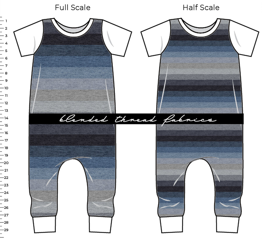 PRE ORDER - Shades of Blue Stripe